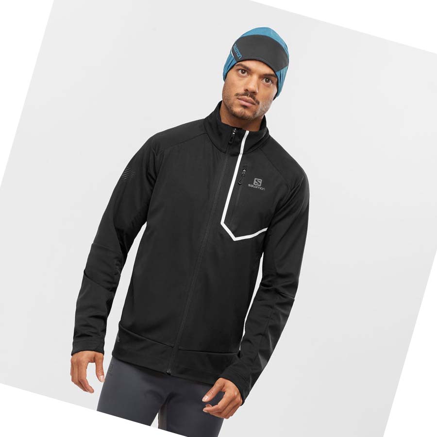 Chaquetas Salomon GORE-TEX INFINIUM™ WINDSTOPPER® PRO Hombre Negros | MX 3261JPQ